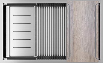 Мойка Paulmark NEXT-MULTI SINK 74 UNI PM787445-BS брашированная нерж.сталь