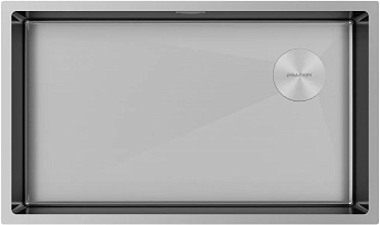 Мойка Paulmark NEXT-SKEW 74 UNI PM887444-BS брашированная нерж.сталь