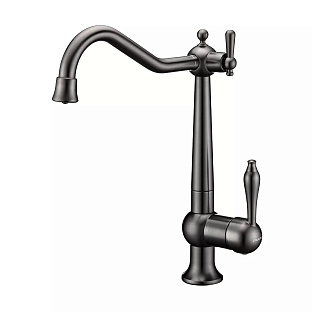 Смеситель Paulmark RETRO Re213226-GM вороненая сталь