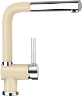 Смеситель Schock Piega-D , Cristadur, выдвижной излив хром/аворио