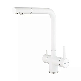 Смеситель Paulmark SKALEN Sk213020-WH белый матовый