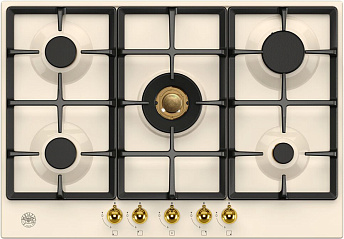 Газовая панель Bertazzoni P755CHERAG Слоновая кость, золотой
