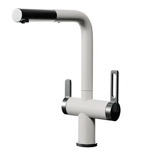 Смеситель GRANULA 8170, АРКТИК (БЕЛЫЙ)