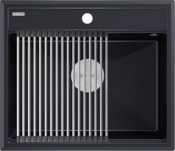 Мойка Paulmark STEPIA 60 PM115951-BLM черный