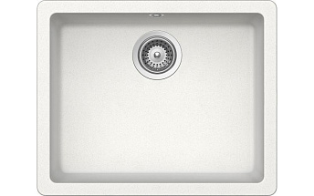 Мойка SCHOCK  Quadro 60 Cristalite 550x430 (подстольный монтаж) альпина