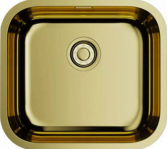 Кухонная мойка OMOIKIRI Omi 49-U/I-LG нерж.сталь/светлое золото
