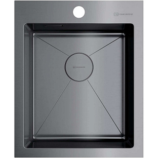 Мойка Akisame 41-GM нерж.сталь/вороненая сталь(арт.4973094) Мойка Akisame 41-GM нерж.сталь/вороненая сталь(арт.4973094)