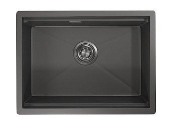 Мойка GRANULA Kitchen Space 6045U, ГРАФИТ МАТОВЫЙ