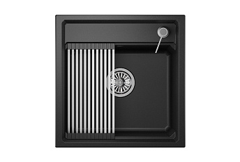 Мойка GRANULA Kitchen Space 5002, ЧЁРНЫЙ