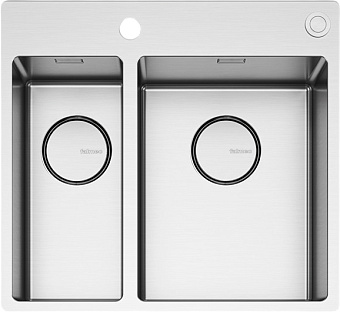 Мойка Falmec GARDA DOPPIA 18-31 CM INOX (FLUSH/TOPMOUNT) Мойка Falmec GARDA DOPPIA 18-31 CM INOX (FLUSH/TOPMOUNT)