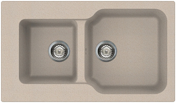 Кухонная мойка OMOIKIRI Maru 86-2-SA(арт.4993286)
