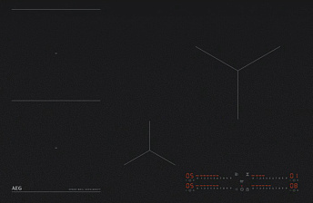 Индукционная стеклокерамич. панель AEG TI84IB10IZ