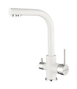 Смеситель Paulmark ESSEN Es213011-WH белый матовый