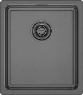 Мойка Paulmark VISTA 38 PM904438-GM вороненая нерж.сталь