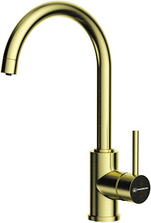 Смеситель OMOIKIRI Shinagawa 2 Plus-LG латунь/светлое золото (арт.4994483)