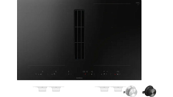 Индукционная стеклокерамич. панель с вытяжкой Gaggenau CV482105