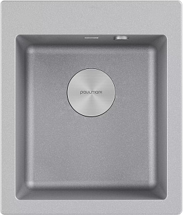 Мойка Paulmark KANTE 40 PM104249-GRM серый металлик