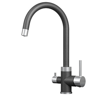 Смеситель GRANULA 5169, ЧЕРНЫЙ