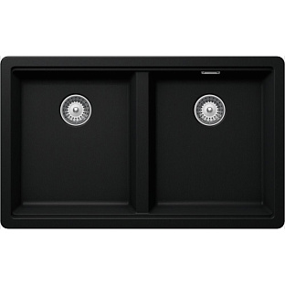 Мойка SCHOCK Greenwich 80-2 Cristadur (подстольный монтаж) пуро Мойка SCHOCK Greenwich 80-2 Cristadur (подстольный монтаж) пуро