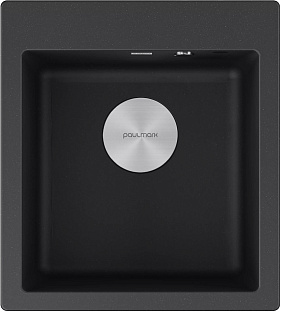 Мойка Paulmark KANTE 45 PM104651-BL черный гранит