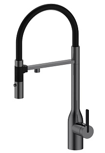 Смеситель Paulmark MAGNETO ONE Ma213188-GM вороненая сталь