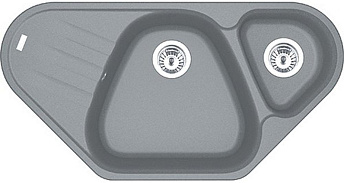 Мойка  Franke AZG 661-E серый камень стоп. (арт.114.0604.520)