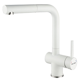 Смеситель Paulmark DOSSE Do214418-WH белый матовый
