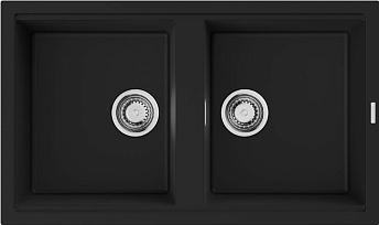 Мойка Kitagawa 86-2-GB Artceramic/графит (арт.4993492)