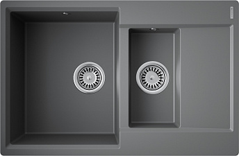 Мойка Daisen 78-2T-PL Tetogranit/платина(арт.4993533)