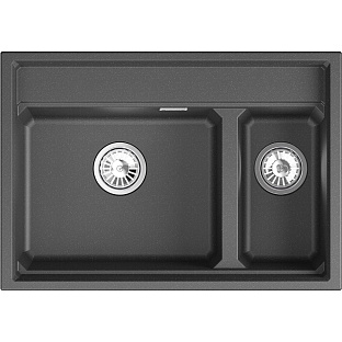 Мойка GRANULA Kitchen Space 7302i, ШВАРЦ