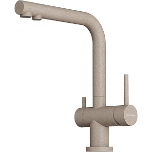 Смеситель Omoikiri Nagano-SA-P латунь/бежевый