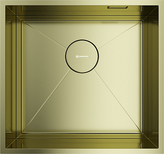 Кухонная мойка OMOIKIRI Kasen 48-26-INT-LG нерж.сталь/светлое золото(арт.4997057) Кухонная мойка OMOIKIRI Kasen 48-26-INT-LG нерж.сталь/светлое золото(арт.4997057)