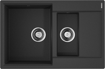 Кухонная мойка OMOIKIRI Daisen 78-2-BL(арт.4993334) Кухонная мойка OMOIKIRI Daisen 78-2-BL(арт.4993334)