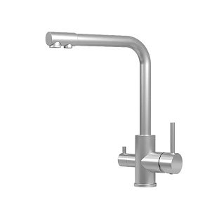 Смеситель GRANULA 5015, НЕРЖ