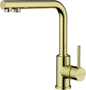 Смеситель Omoikiri Nakagawa 2 Plus-LG латунь/светлое золото