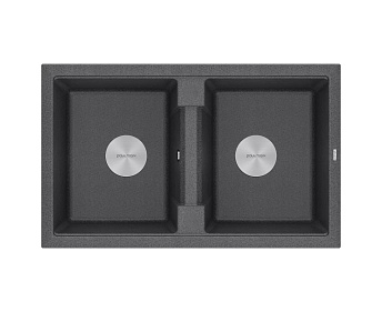 Мойка Paulmark TANDEM 80/2 PM238150-DG графит