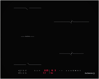 Индукционная стеклокерамич. панель De Dietrich DPI4410B Индукционная стеклокерамич. панель De Dietrich DPI4410B