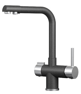 Смеситель GRANULA 5008, ЧЁРНЫЙ