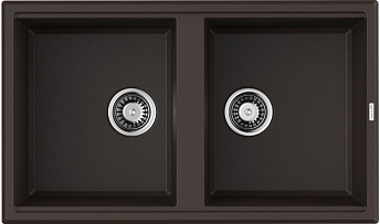 Мойка Omoikiri Tedori 86-2-DC Tetogranit/темный шоколад