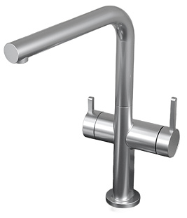 Смеситель GRANULA Kitchen Space 8276, НЕРЖ