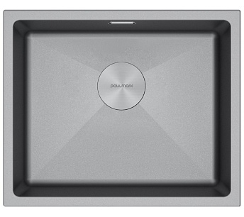 Мойка Paulmark LUMI 55UNI LU55-GRM серый металлик