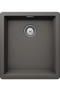 Мойка SCHOCK  Greenwich 45  Cristadur 406х456 (подстольный монтаж) серебристый камень