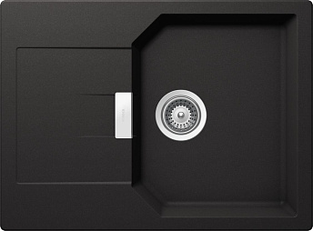 Мойка SCHOCK  Manhattan 45 D Cristalite корз.клапан 690x510 неро