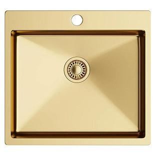 Кухонная мойка Falmec ColorX TNL 550.505 GOLD 550х505 Кухонная мойка Falmec ColorX TNL 550.505 GOLD 550х505