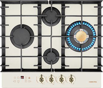Газовая варочная панель HIBERG VM 6145 RY Газовая варочная панель HIBERG VM 6145 RY