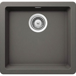 Мойка SCHOCK  Soho 50 (N-100S) Cristadur 450x430 (подстольный монтаж) серебристый камень