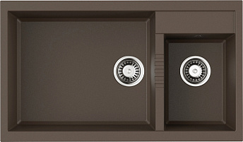 Мойка Omoikiri Tedori 86-2-LB-ES Tetogranit/эспрессо