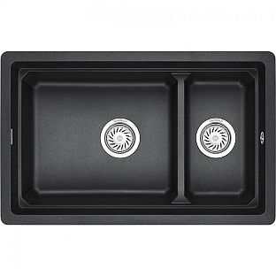 Мойка GRANULA Kitchen Space 7304U, ЧЁРНЫЙ