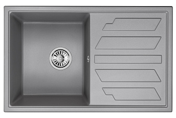 Мойка GRANULA 8002, АЛЮМИНИУМ