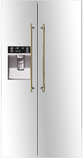 Холодильник ILVE RN 9020 SBS/WHG (белый, ручки латунь) Холодильник ILVE RN 9020 SBS/WHG (белый, ручки латунь)
